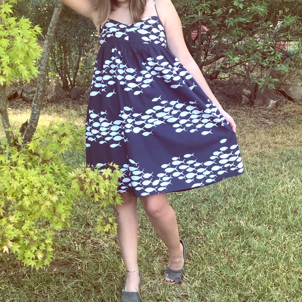 J Crew summer dress with straps